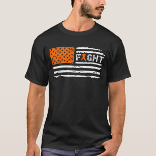 Fight Multiple Sclerosis American Flag Vintage T-Shirt