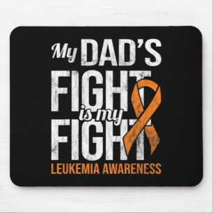 Fight My Fight Leukaemia Awareness Leukaemia Cance Mouse Pad