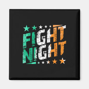 Fight Night Boxing Mma Or Boxing Fan Themed Magnet
