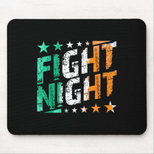 Fight Night Boxing Mma Or Boxing Fan Themed Mouse Pad