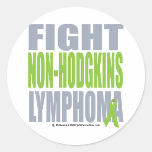 Fight Non-Hodgkins Lymphoma Classic Round Sticker