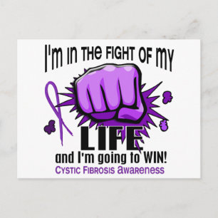Fight Of My Life 2 Cystic Fibrosis Postcard