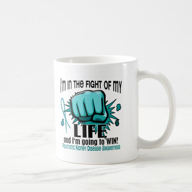 Fight Of My Life 2 PKD Coffee Mug (Right)