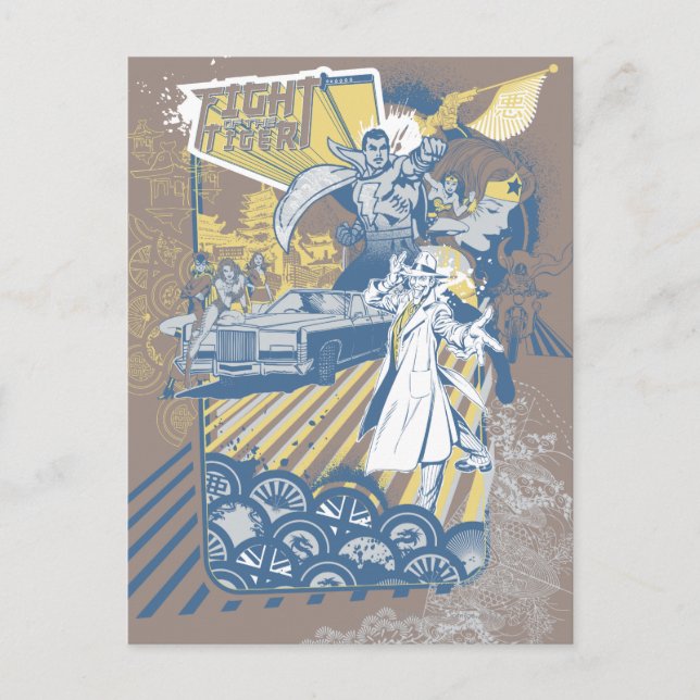 Fight of the Tiger Postcard (Front)