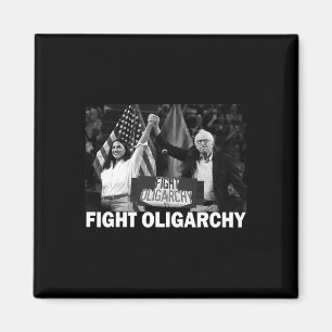 Fight Oligarchy Bernie Sanders And Aoc Freedom Us Magnet