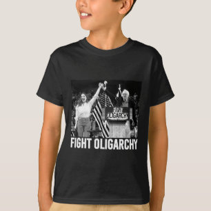 Fight Oligarchy Bernie Sanders And Aoc Freedom Us T-Shirt