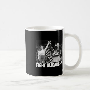 Fight Oligarchy Protest And Resist With Bernie San Coffee Mug
