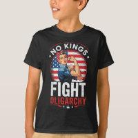 Fight Oligarchy Protest Sign Democracy No Kings In