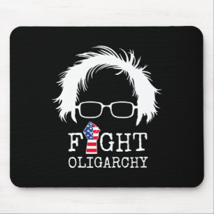 Fight Oligarchy Sanders And Aoc Freedom Us Anti Tr Mouse Pad