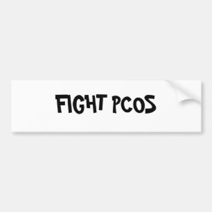 FIGHT PCOS BUMPER STICKER