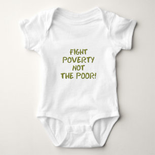 FIGHT POVERTY BABY BODYSUIT