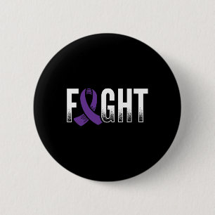 Fight Purple Epilepsy Awareness  6 Cm Round Badge