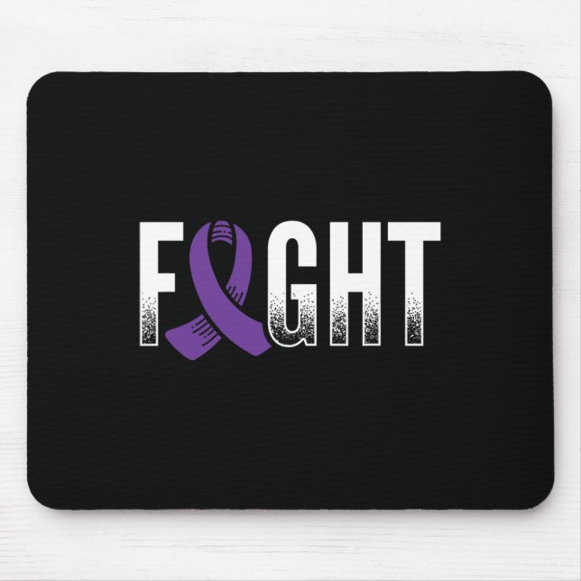 Fight Purple Epilepsy Awareness  Mouse Pad (Front)
