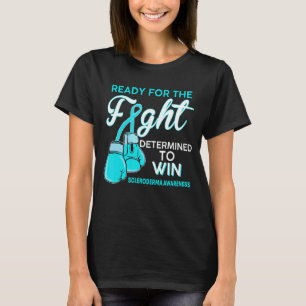 Fight Scleroderma Awareness Teal Butterfly T-Shirt