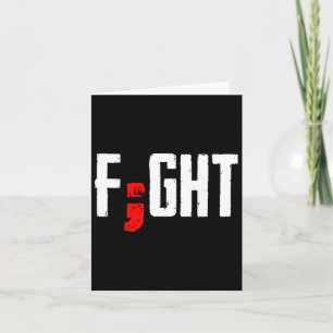 Fight Semicolon Mental Health Support Suicide Surv Card