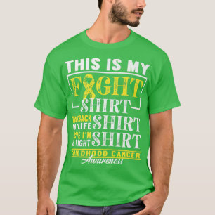 Fight Shirt I Gold Awareness Ribbon I Childhood Ca