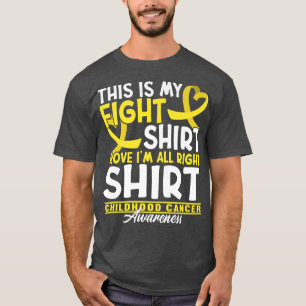 Fight Shirt I Gold Awareness Ribbon I Childhood Ca