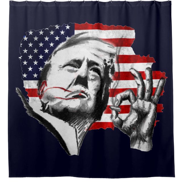 Fight Shower Curtain (Front)