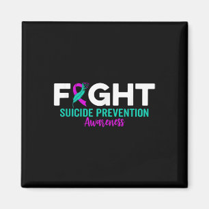 Fight Suicide Prevention Ribbon Depression Suicide Magnet