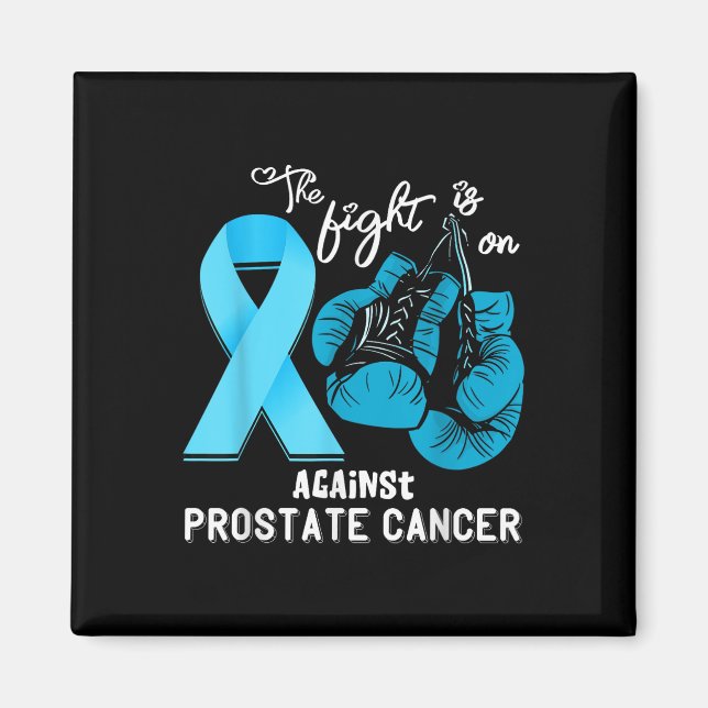 Fight Support Prostate Cancer Warrior Prostate Can Magnet (Front)