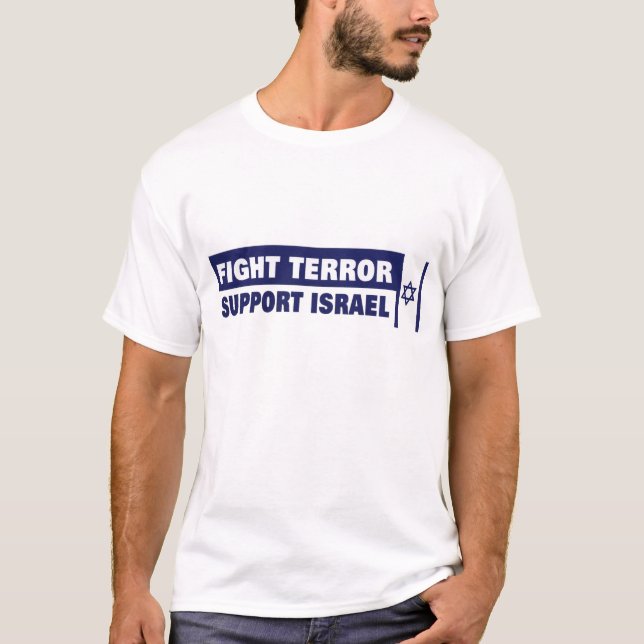Fight Terror, Support Israel shirt (Front)
