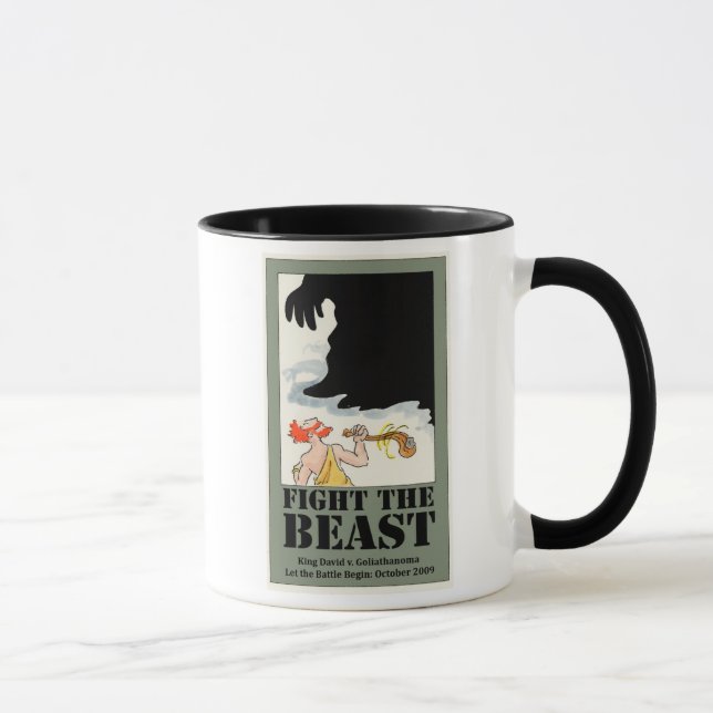 Fight the Beast Mug (Right)