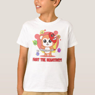 Fight the Negativity: Cute Animal Frienz T-Shirt
