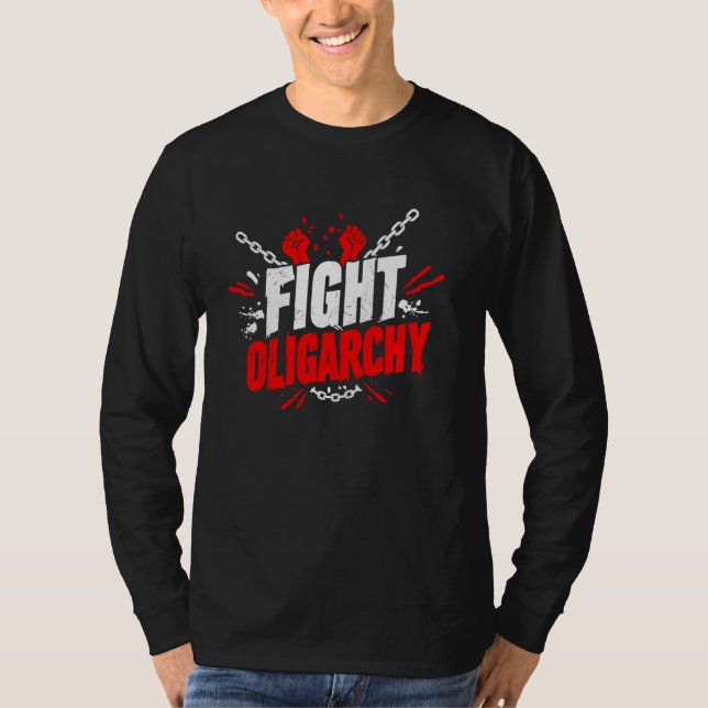 Fight the Oligarchy Tour T-Shirt (Front)