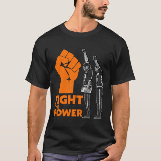 FIGHT THE POWER  Black Power Salute 1968 Olympics. T-Shirt