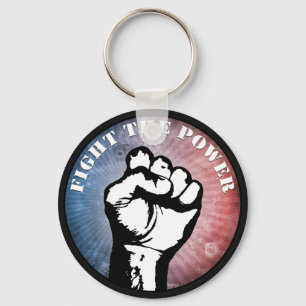 Fight The Power Key Ring