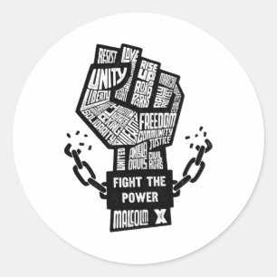 Fight The Power Sticker 
