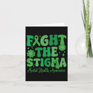 Fight The Stigma Leopard Mental Health S Awareness Card