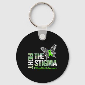 Fight The Stigma Mental Health Awareness Gift  Key Ring
