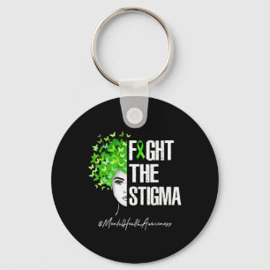 Fight The Stigma Mental Health Awareness Gift  Key Ring