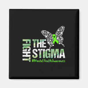 Fight The Stigma Mental Health Awareness Gift Magnet
