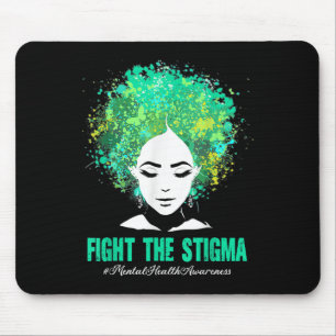 Fight The Stigma Mental Health Awareness Month Gif Mouse Pad