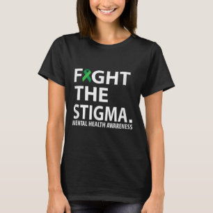 Fight The Stigma Mental Health Awareness Month Gif T-Shirt