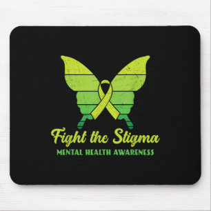 Fight The Stigma, Mental Health Awareness Mouse Pad