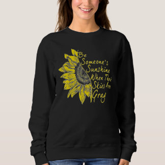 Fight The Stigma Mental Health Awareness Sunflower Sweatshirt