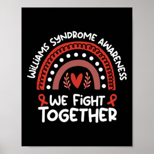 Fight Together Awareness Month Williams Syndrome Poster