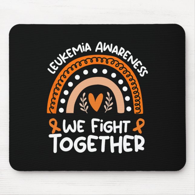 Fight Together Leukaemia Awareness Leukaemia  Mouse Pad (Front)