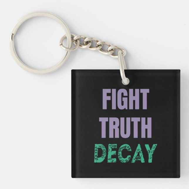 Fight Truth Decay Key Ring (Front)