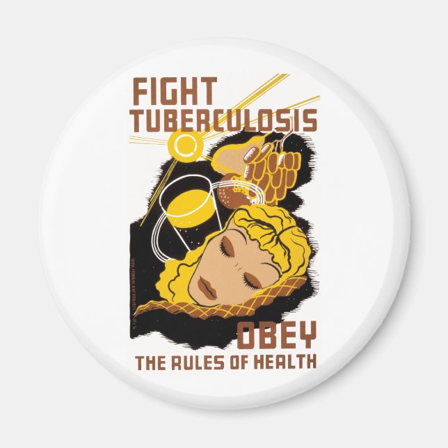 Fight Tuberculosis Magnet (Front)