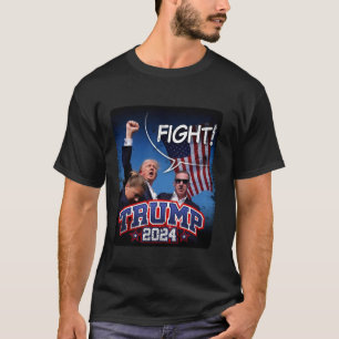 FIGHT Vote Donald Trump 2024 supporter political T T-Shirt