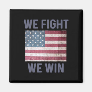 Fight We Win Harris 2024 Presidential Election Dem Magnet