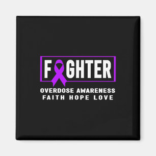 Fighter - Addiction Awareness Magnet