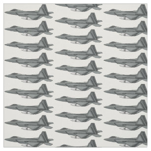 Fighter aircraft cartoon illustration fabric
