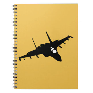 fighter aircraft notebook