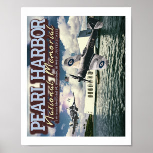 FIGHTER AIRCRAFT - PEARL HARBOR NATIONAL MEMORIAL POSTER