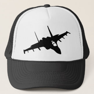 Fighter aircraft trucker hat